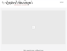 Tablet Screenshot of impresoslevante.com
